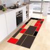 Геометрический кухонный ковер, коврик для двери, спальня, детская гостиная, ковер с татами, коридор, нескользящий коврик