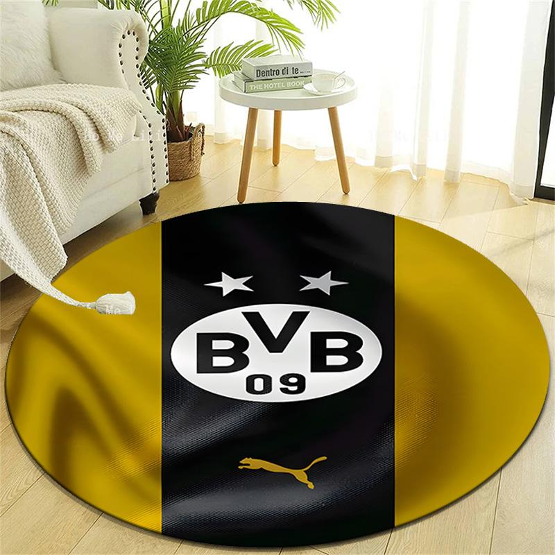 1pc B-BVB09 Print Round Carpet Chair Round Carpet Suitable for Bedroom Living Room Home Decorative Carpet