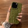 Подходит для iPhone 16 Чехол для мобильного телефона с эффектом мятой кожи Apple 15proMax Всесторонний матовый 14 Противоударный защитный чехол