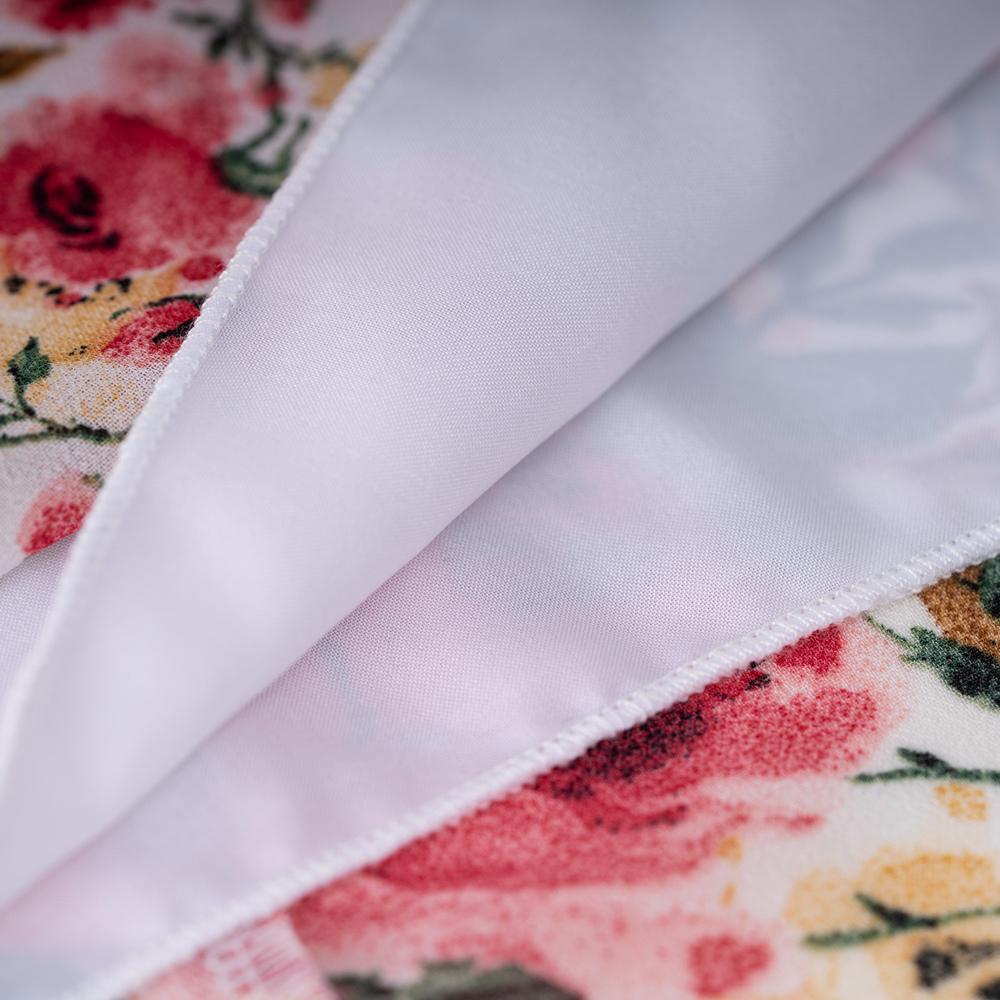 Женская осенне-зимняя рубашка с круглым вырезом и оборками, рукавами-фонариками, цветочная рубашка с принтом, топы