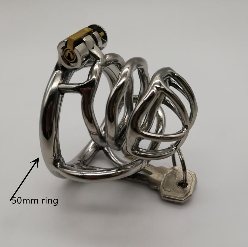 Предотвращение внебрачного секса, клетка для члена, устройство мужского целомудрия из нержавеющей стали, замок пениса, кольцо для члена, пояс верности, секс-игрушка, M128