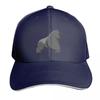 Silverback Strong Gorilla on White Baseball Cap New In The Hat Golf Wear golf hat genuine funny hat Caps For Unisex Womens