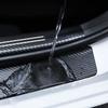 4Pcs Carbon Fiber Car Door Sill Protector For Mazda 3 CX-5 CX-30 CX-50 CX-90 Welcome Pedal Anti-Scratch Stickers