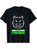 Men's Fitness Training Bear Head T-Shirt - Gym Workout Tee with Bear Graphic, Breathable Round Neck