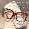 New Fashionable Large Frame Reading Glasses With Spring Legs Multi-Colour Anti-Blue Light Presbyopia Glasses For Men And Women