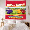 Teletubbies3 Wall Decor Tapestry Art For Pet Memorial Birthdaywedding Party Backdrop Family Gift