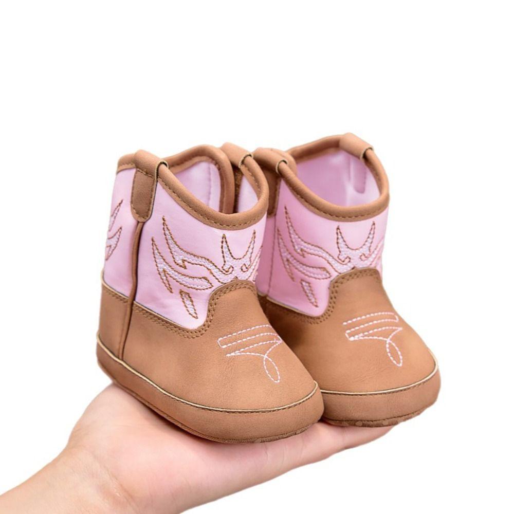 Anti-Slip Infant Toddler Shoes Plush Inside Walking Shoes Comfortable Baby Boots For Boys Girls