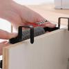 Practical Hanging Cabinet Door Towel Rack 2 Layer Rust-resistant Towel Bar No Drilling Space-Saving Towel Hanger Home
