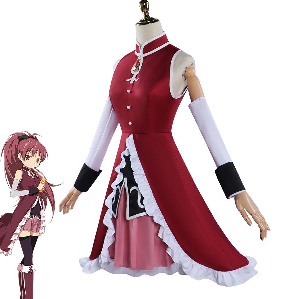 Косплей костюм Канамэ Мадока Акеми Хомура Puella Magi Madoka Magica Томоэ Мами Мики Саяка Сакура Кёко Наряд Полный комплект