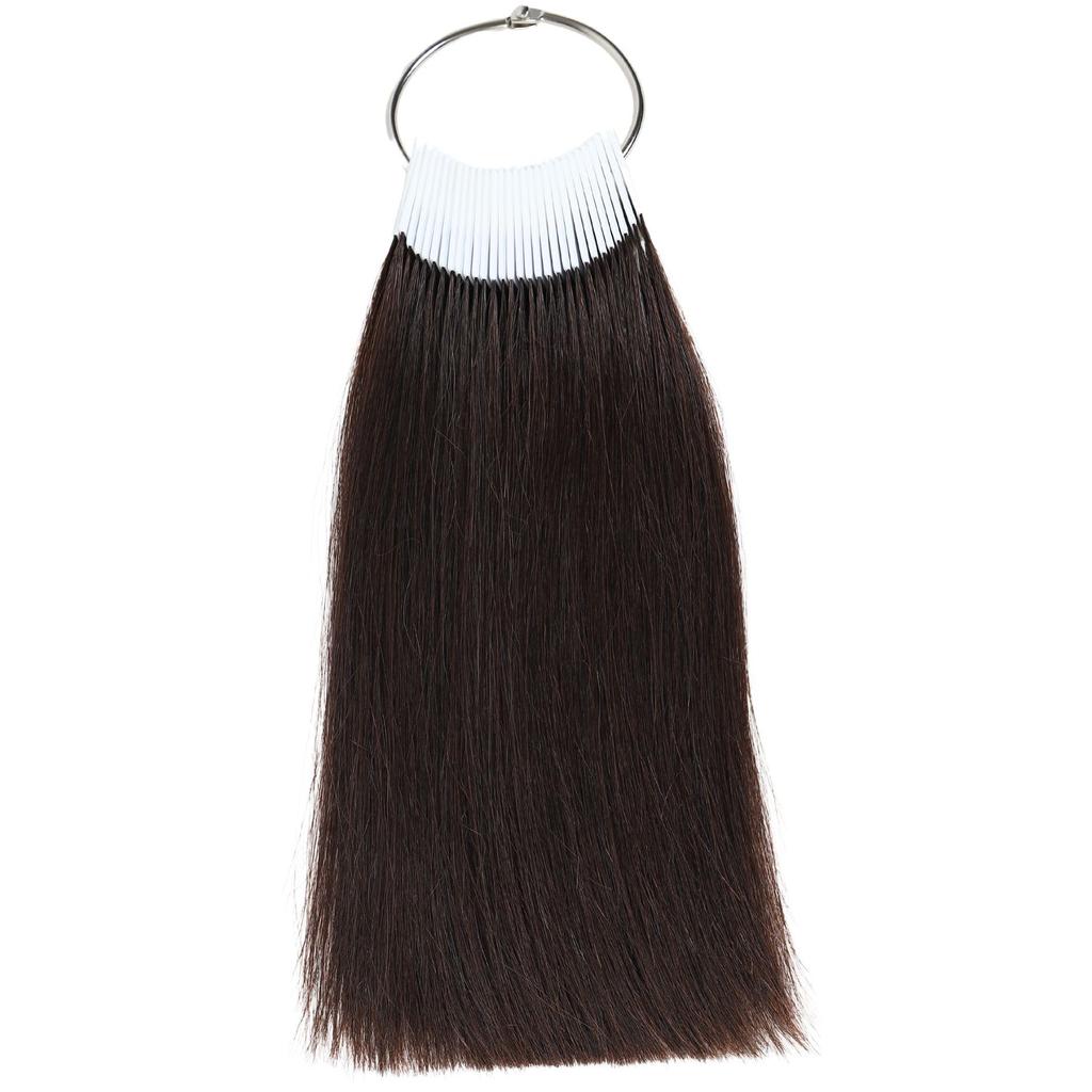 BUMMSEVEN Natural Human Hair Bundle Color Tone Level 2 Dark Длина 30 Hairdresser Color Hair Color Таблица цветов краски для волос 100% тест, коричневый, кусочки, прибл.