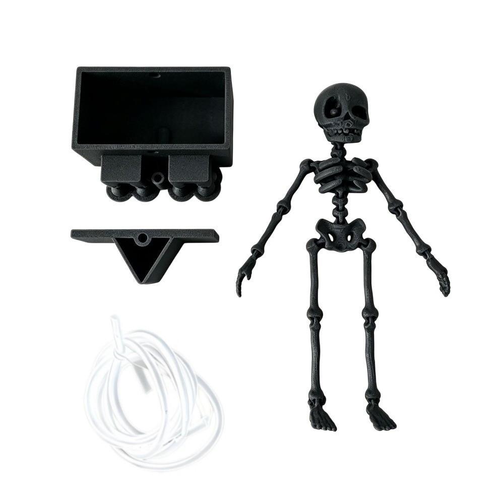 Plastic Dancing Skeleton Aquarium Ornament Movable Oxygen Skeleton Aquariums Enthusiasts