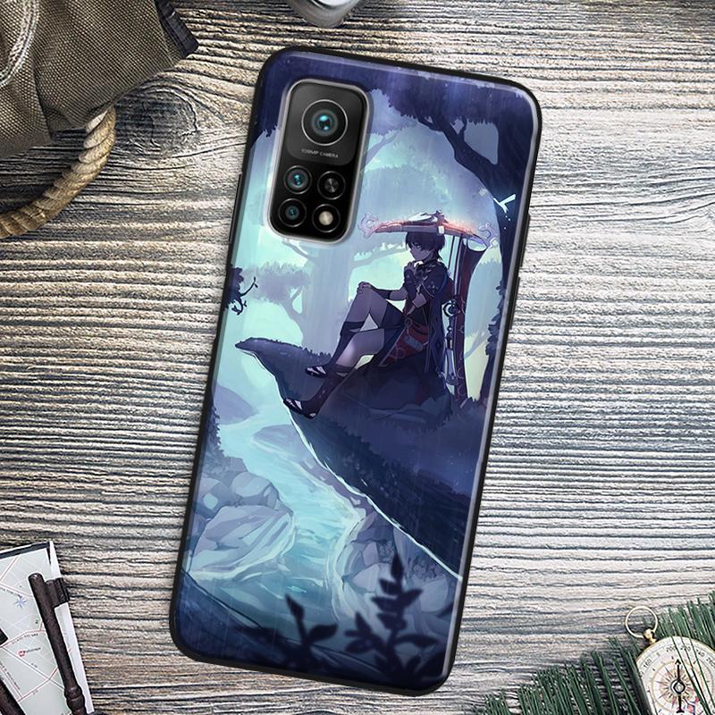Чехол Scaramouche Genshin Impact для Xiaomi 13 11T 12T Pro 12 Lite 12X Чехол для POCO X3 X4 X5 F5 Pro F4 GT C40 M5s F3