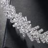 Стразы свадебный венец головной убор королева повязка на голову мода свадьба тиара вечеринка