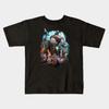 Boys Girls Soft Cotton Graphic Tees God Of War T-shirt Breathable Daily School Wear Kids T-Shirts
