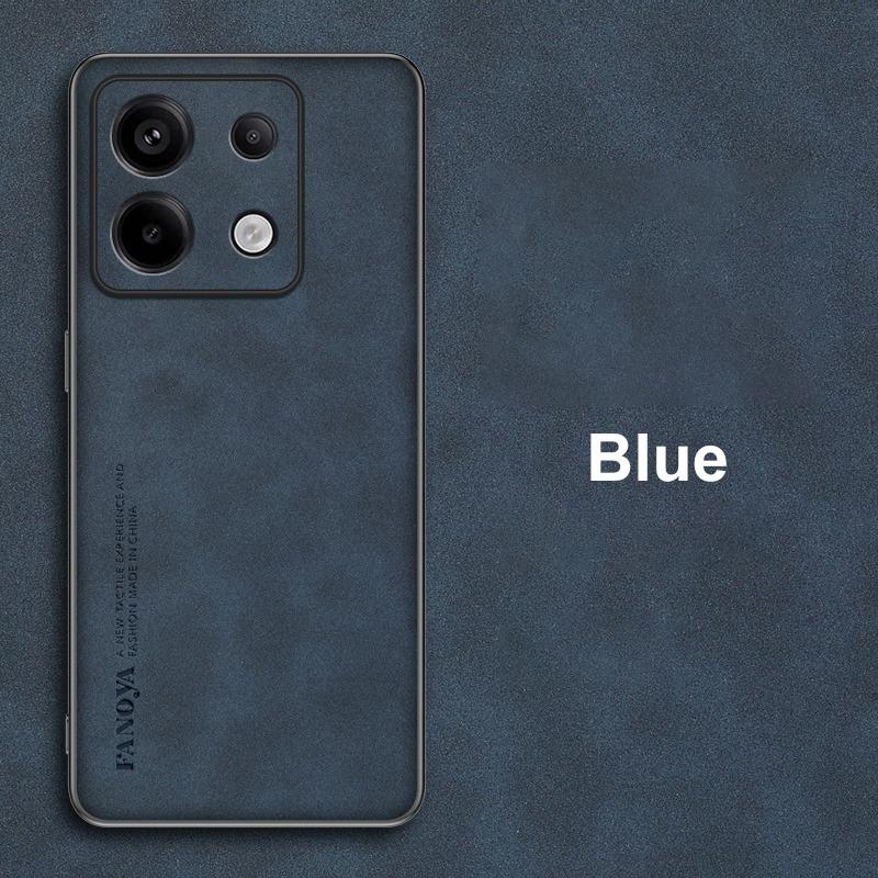 Для Poco X6 5G Чехол Роскошный Кожаный Чехол для Телефона Для Xiaomi PocoX6 5G Задняя Крышка Матовый Силиконовый Ударопрочный Полная Защита Coque