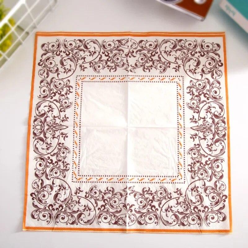 Одноразовые салфетки для вечеринок двухслойные, 20 шт./упак.