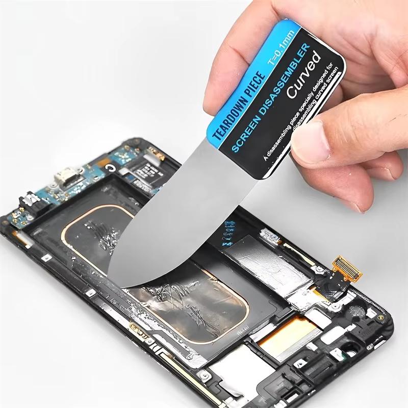 1-3Pcs Mobile Phone Curved LCD Screen Spudger Opening Pry Card Tools Ultra Thin Flexible Mobile Phone Disassemble tools