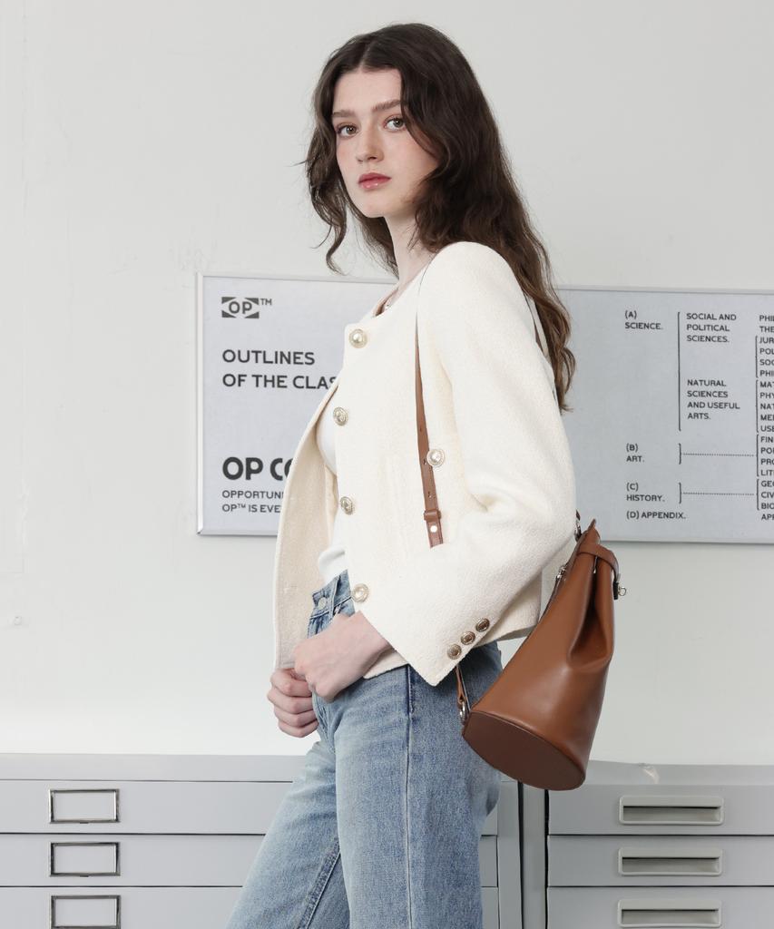 Lovecharm Agnes Sling Bag_Brown