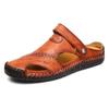 Summer Sandals Men Leather Classic Roman Slipper Outdoor Sneaker Beach Rubber Flip Flops Men Water Trekking Sandals