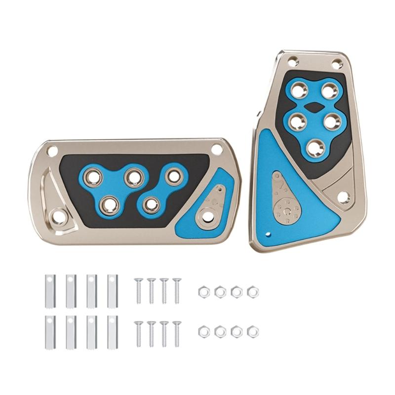 Универсальный противоскользящий чехол для педали акселератора, тормоза, автоматической коробки передач, нескользящий чехол для автомобильного аксессуара, подставки для ног, детали интерьера