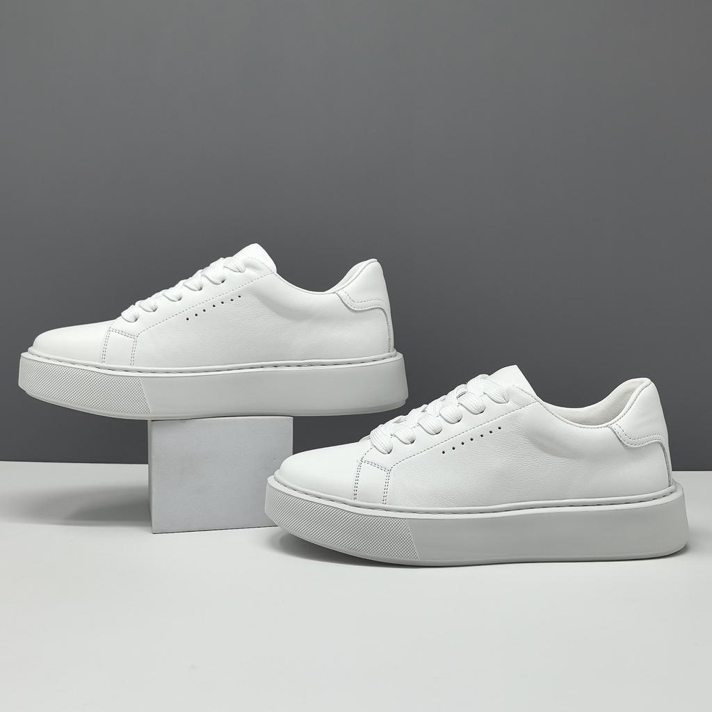 Кеды из белого картона модные туфли кожаные дышащие