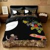Frederick Pattern Bedding uilt Set uilt Cover Pillowcase Home Decoration Birthday Gift (1 * duvet cover + 2 * pillowcase without core)
