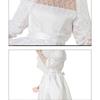 Mens Bride Drag Queens Groom Costume Funny Comedy Costume Outfits Bridal Veil White Wedding Dress with Belt for Man