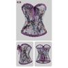 Женский Корсет Body Shapewear в Дворцовом Стиле с Жаккардовым Кружевом и Воланами, Масляная Живопись Моне