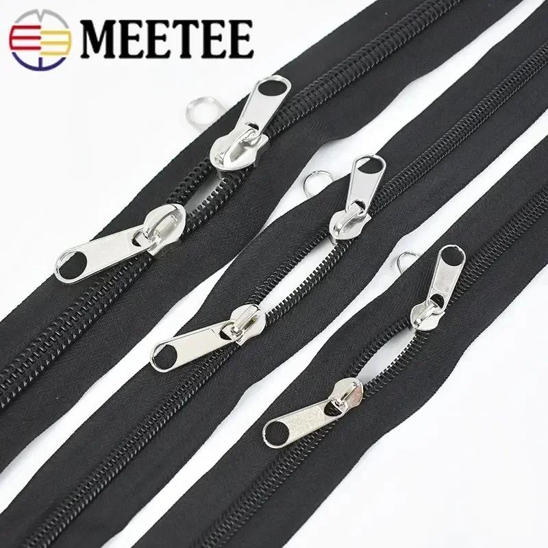 10-30 шт. Слайдер для молнии 3#, 5#, 8#, 10# для нейлоновой молнии, одинарный/двойной пуллер для молний, язычок, головка для молнии, аксессуар для шитья