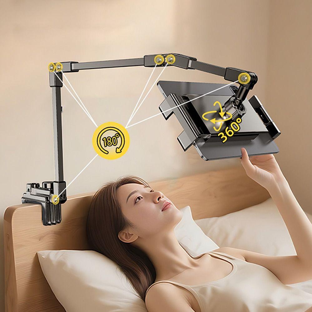Multi Angle Tablet Stand Adjustable Lazy Tablet Bracket Metal Viewing Stand Lying Down