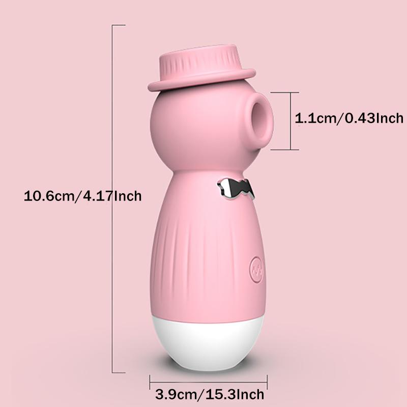 Перезаряжаемый вакуумный вибратор для женщин – Мягкий силиконовый вибратор-клипса для сосков, Стимулятор для массажа точки G, Портативная игрушка для удовольствия