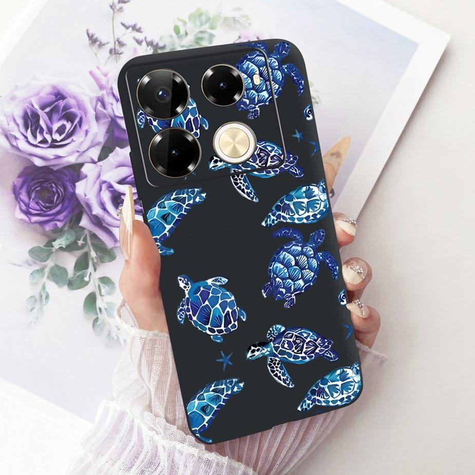 For Infinix Note 40 40X 5G Case X6852 New Butterfly Painted Cover Soft Silicone Case For Infinix Note 40 Pro Plus Note40 X Shell