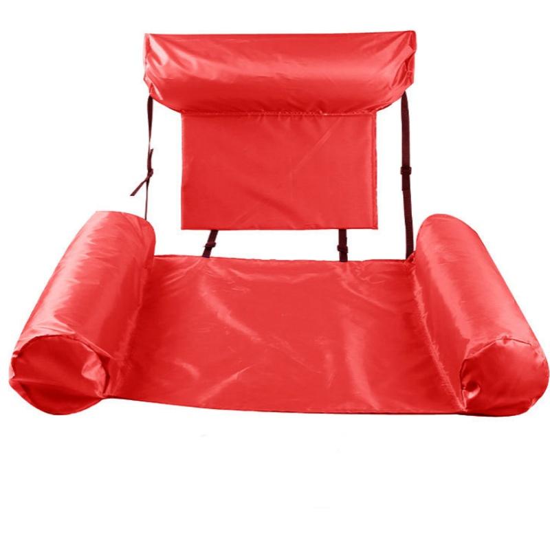 Надувное водное кресло для отдыха, плавающая кровать, гамак, складная спинка двойного назначения, плавающий ряд