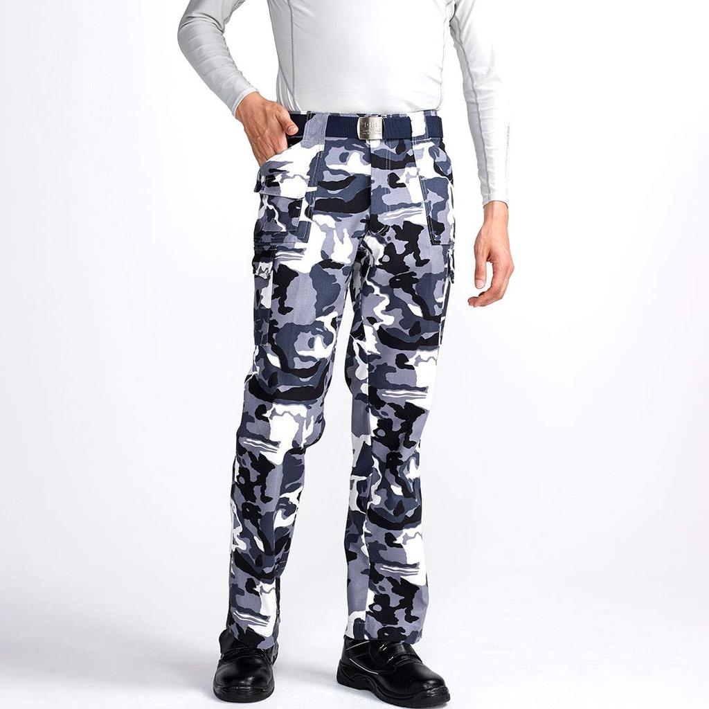 Pants Camouflage Green Camouflage Black and White 4441 Series Bottoms Work Clothes Tobi Clothing Waist 88cm Camouflage Green [Toraichi]