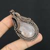 Rose Quartz Jewelry, 999 Copper Wire Wrapped Pendant Handmade Gemstone Jewelry, Gifts For Wife Brand New Pendant