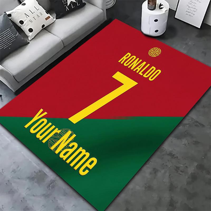 Cr7 Custom Name Carpet Rug For Living Room Bedroom Home Sofa Decoration,Kids play Non-slip Floor Mat
