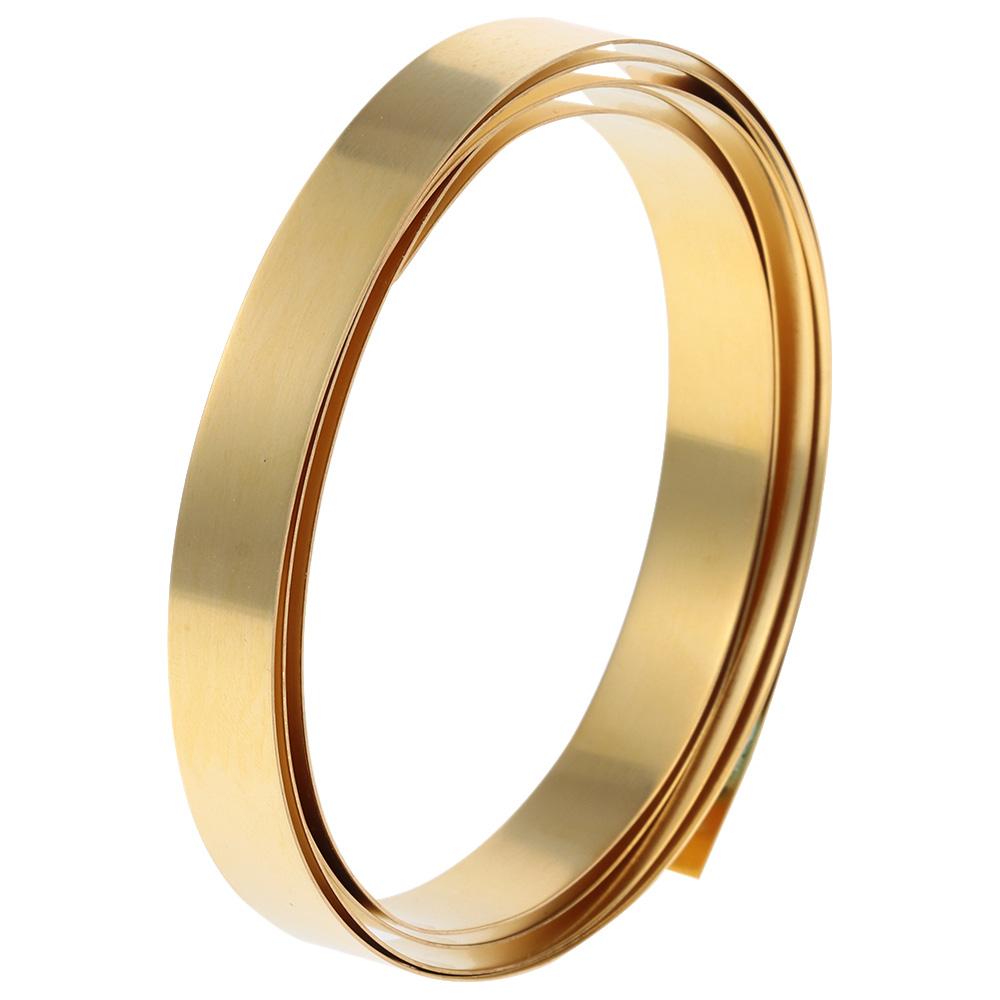 1000mm x10mm Brass Sheet Roll Yellow Gold Film Wire Thin Brass Strip  Handicraft Metalworking
