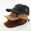 Windproof Rope Peaked Caps Side Pocket Outdoor Hats Retro Japanese Baseball Hats Camping Hiking