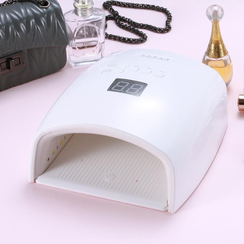 Перезаряжаемая УФ-лампа для ногтей со встроенным аккумулятором, 48 Вт, беспроводная сушилка для гель-лака S10, лампа для педикюра и маникюра, профессиональная светодиодная лампа для ногтей