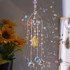 Suncatcher Crystal Dream Catchers Rainbow Catcher Crystal Stone Prism Star Moon Sun  Indoor Window Car Hangings Garden Decor