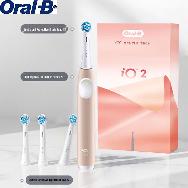 Oral-B Электрическая зубная щетка IO2, китайская вилка (адаптер в комплекте)