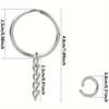 100pcs 2.5CM Smooth Round Keyring with Chain Ring  DIY Jewelry Accessories  Key Ring with Extension Chain Open Ring Single Ring Key Chain Bag Pendant