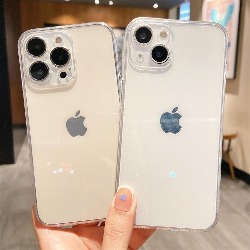 Iphone16 прозрачный чехол для мобильного телефона все включено x apple 15promax защитный чехол 14 ультратонкий tpu мягкий чехол 78plus