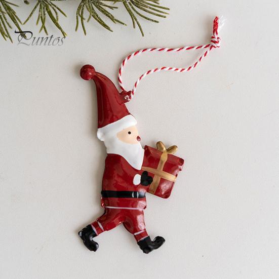 Рождественский кулон Изысканный Санта-Клаус Солдат Ангел Форма Рождественская елка Подвеска для праздничного украшения