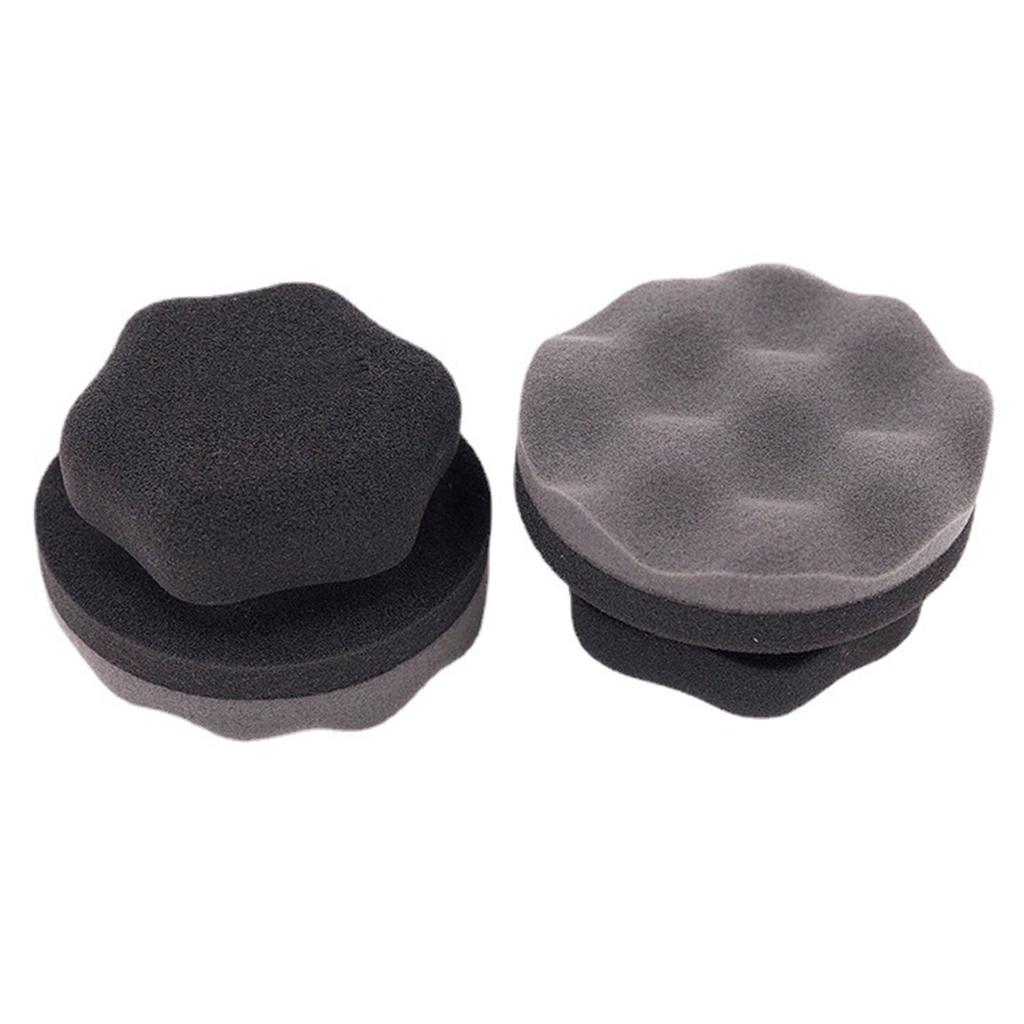 Автомобильная полировальная губка для шин с эргономичным дизайном ручки, губка для нанесения воска на шины автомобиля для эффективной очистки и вощения