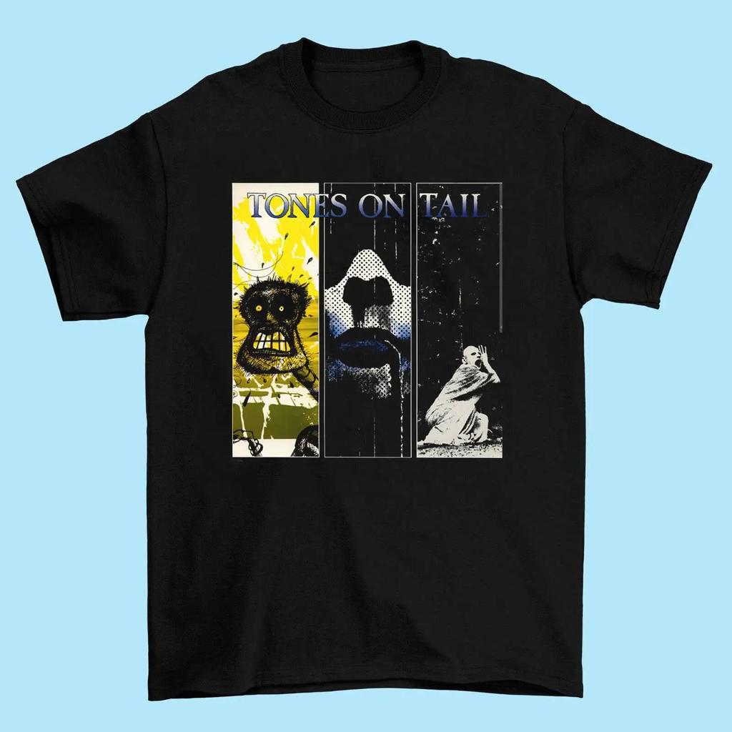 T Shirt Tones On Tail Band Collezione Album Unisex Cotone Pesante Bs106 Vintage Casual Homme Soft Streetwear Stylish