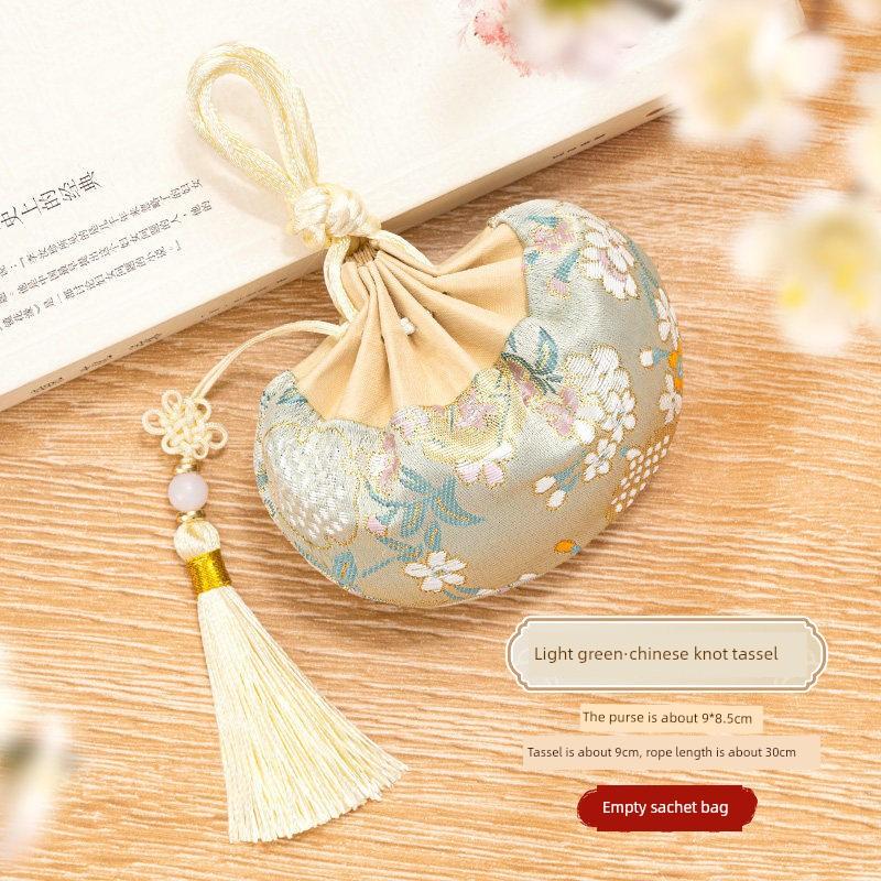 Empty Sachet Bags for the Dragon Boat Festival, Containing Mugwort and Traditional Chinese Medicine, Embroidered Hanging Sachets, Small Cloth Bags