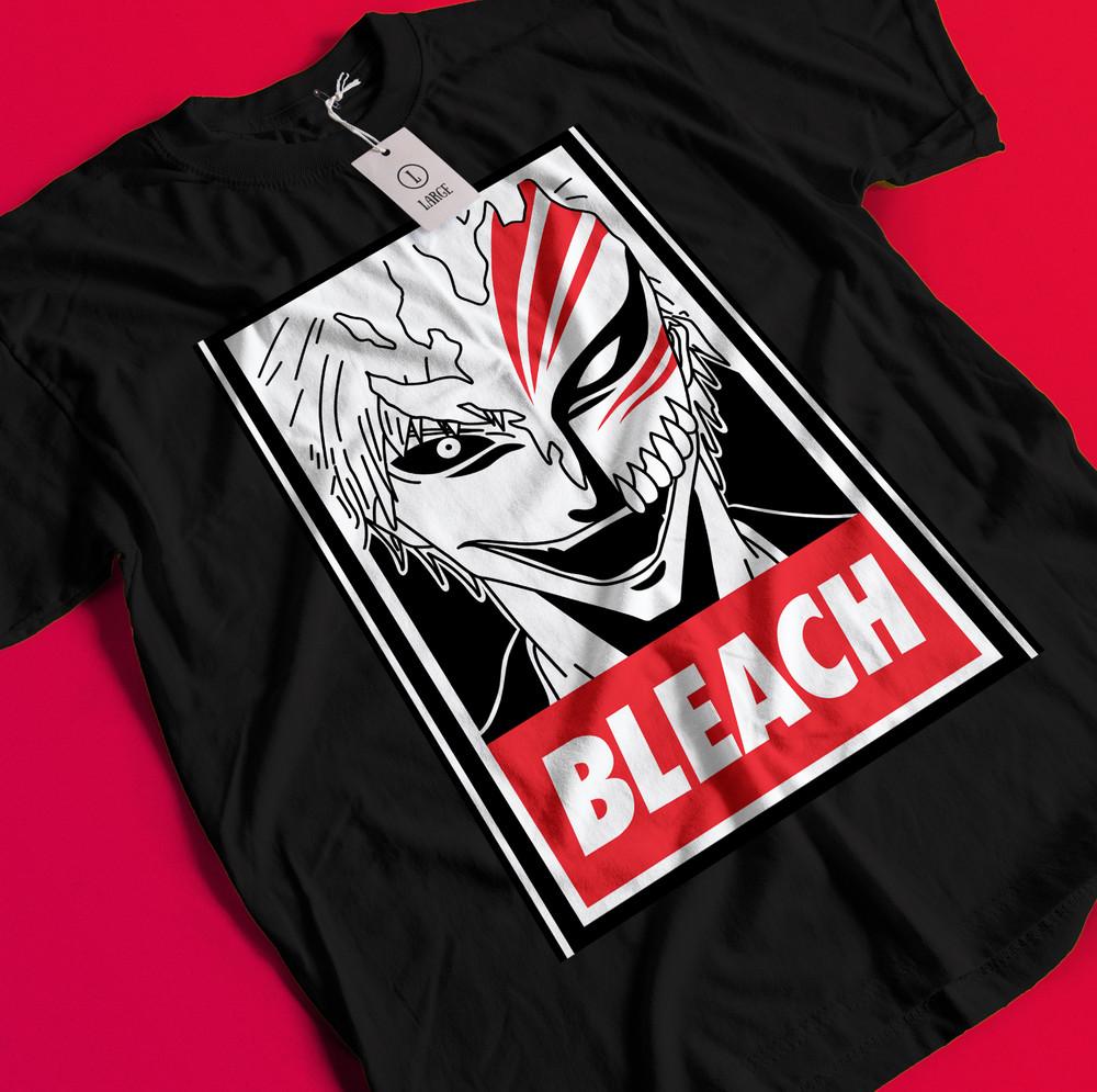 Футболка с изображением аниме Bleach, футболка с банкаем Ичиго, футболка с Айзеном, футболка с Зараки и Кенпачи AA135