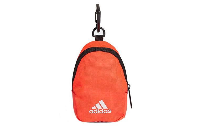 adidas Сумка-брелок из переработанного полиэстера Держатель для карт Кошелек для ключей Кошелек для мелочи Обычный Унисекс Оранжевый H58201