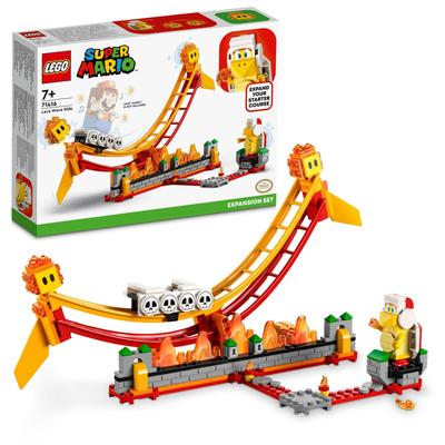 LEGO Super Mario Lava Lift Balance Challenge 71416 Игрушечный блок Настоящее приключение для мальчиков и девочек от 7 лет и старше